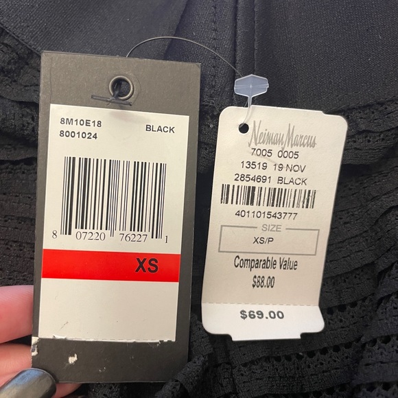 NWT Max Studio London Tiered Maxi Skirt in Black - Picture 5 of 5